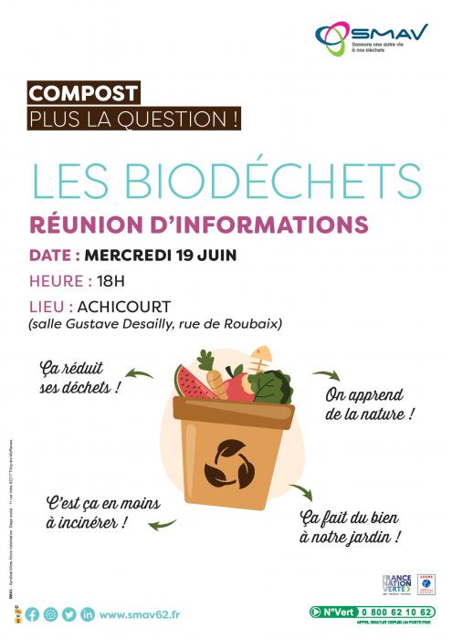 Une réunion d’information sur les biodéchets et le compost