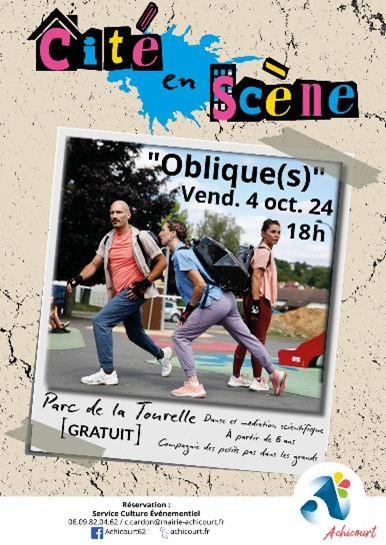 Le spectacle Obliques à Achicourt