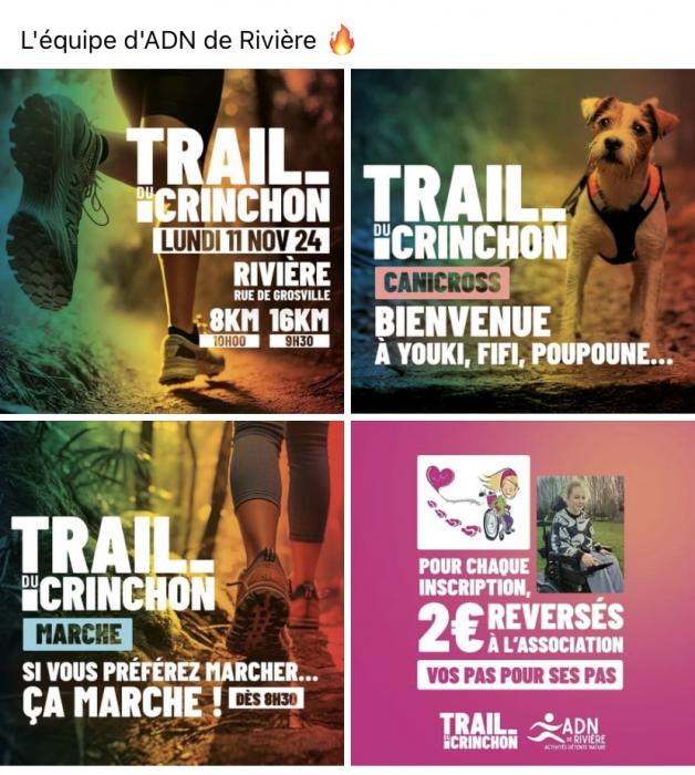 Le trail du Crinchon à Rivière 