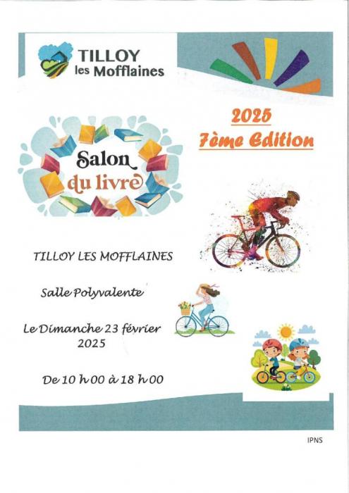 Le salon du livre à Tilloy les Mofflaines