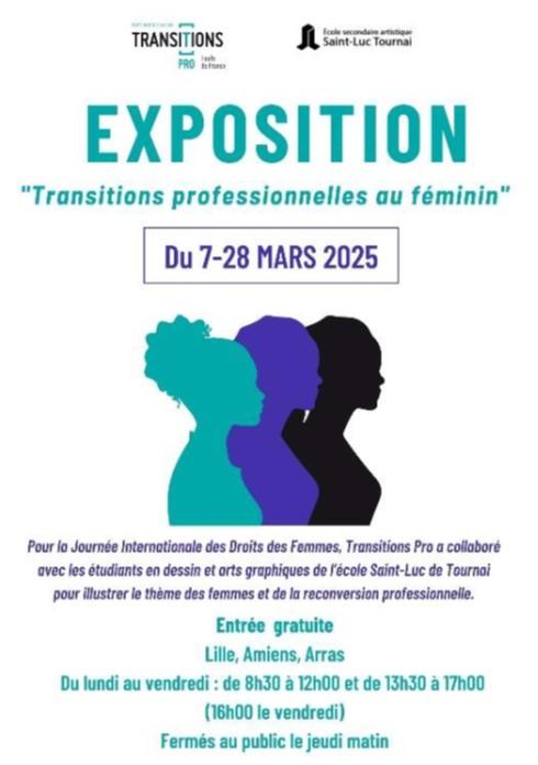 L'expo "Transitions Professionnelles au Féminin" à Saint Laurent Blangy