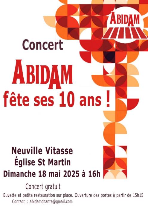 L'ensemble vocal Abidam fête ses 10 ans 