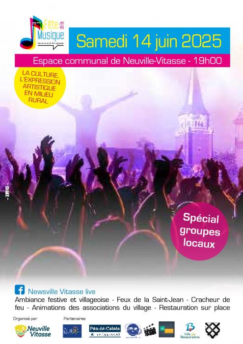 La 25ème fête de la musique à Neuville Vitasse