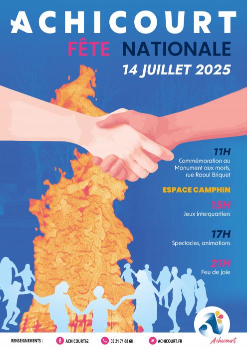 Le 14 juillet à Achicourt 