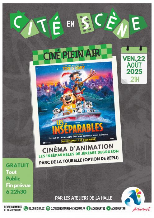 Ciné en plein air à Achicourt
