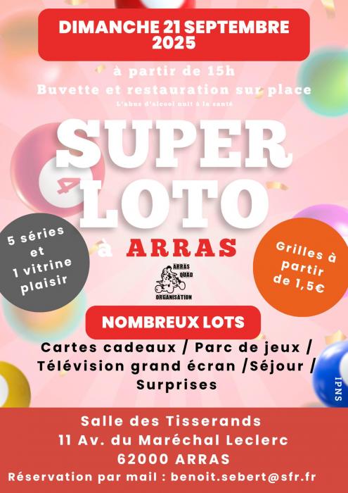 Arras Quad Organisation organise un super loto 