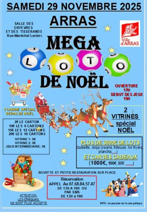 Les parents d’élèves de l’école Raoul François organise un méga loto de Noël