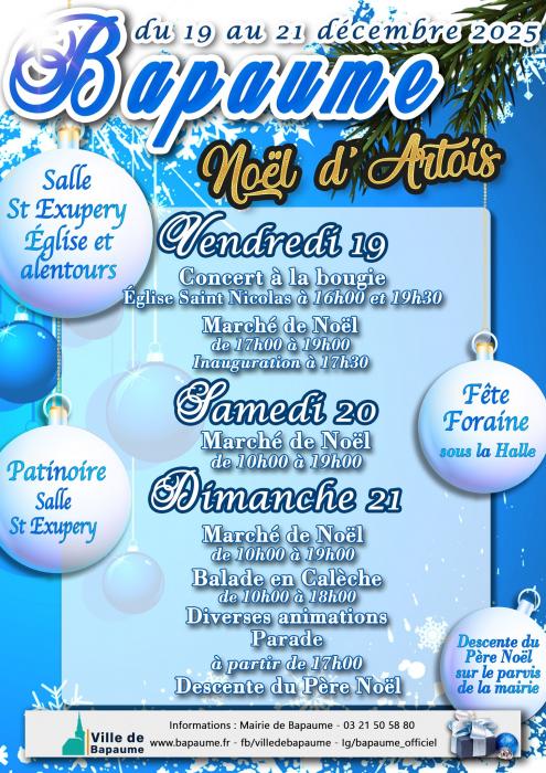 Le Noël d’Artois à Bapaume
