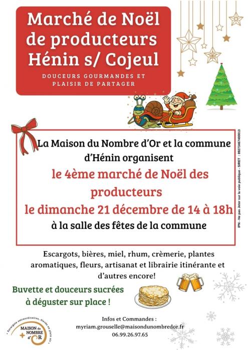 Un marché de Noël 100% producteurs à Hénin sur Cojeul