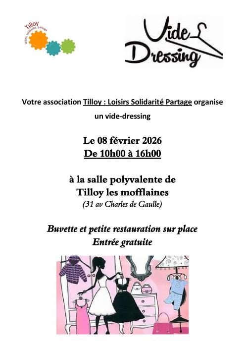 Tilloy Loisirs Solidarité Partage organise son vide-dressing 