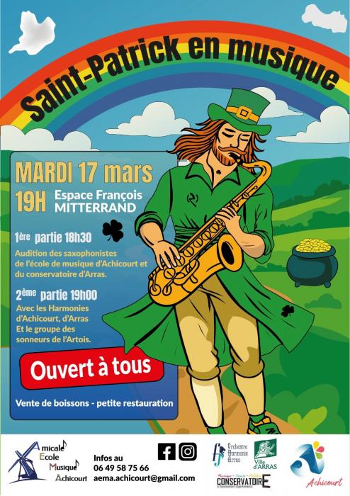 La Saint Patrick à Achicourt