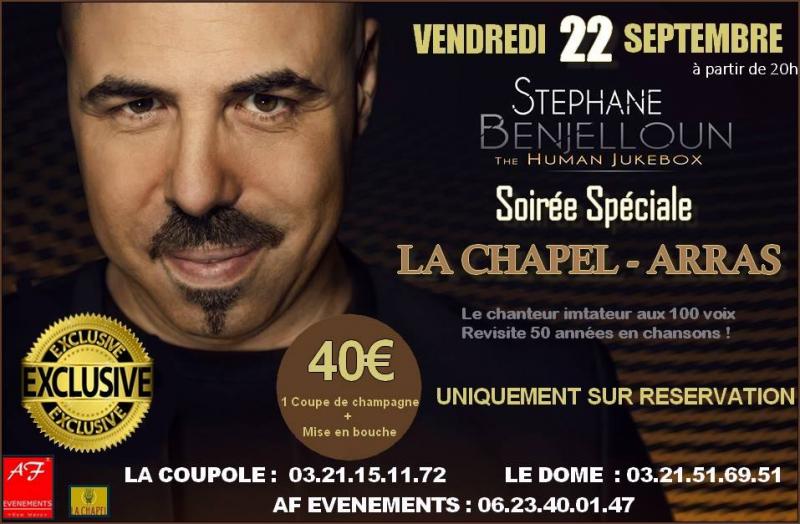 Stéphane Benjelloun, le voleur de voix en concert à la Chapel!!!!