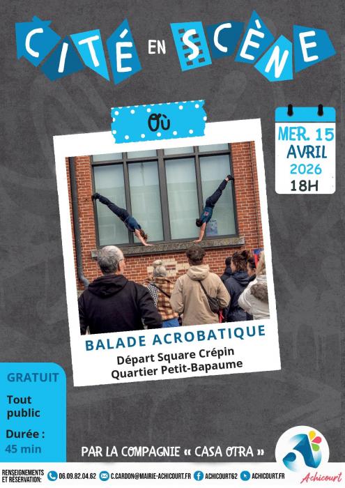 Cité en scène revient à Achicourt