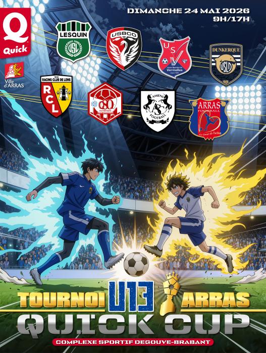 Le tournoi U13 Quick Arras Cup au Stade Degouve