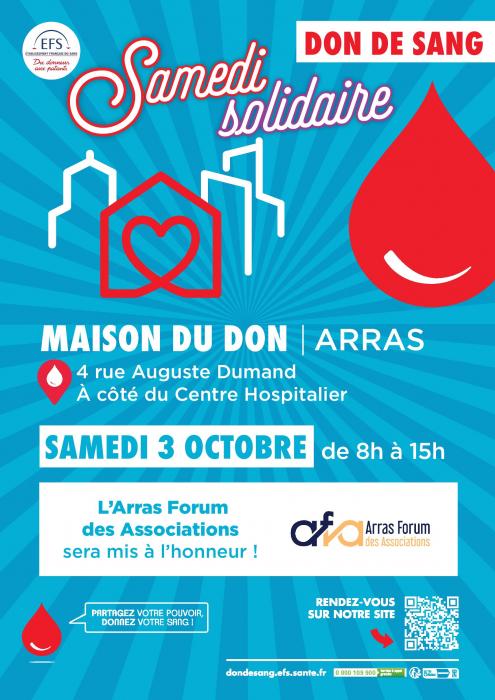 Un nouveau samedi solidaire pour donner votre sang