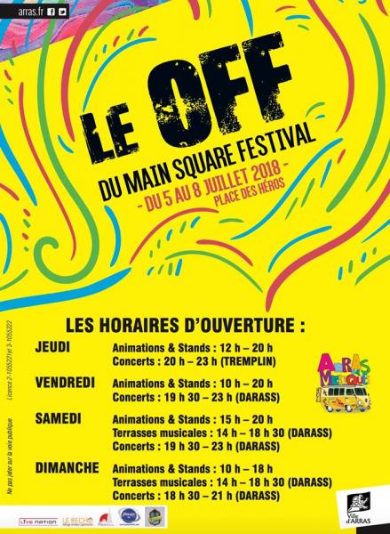 Planète en direct du Off du Main Square Festival!!!!!