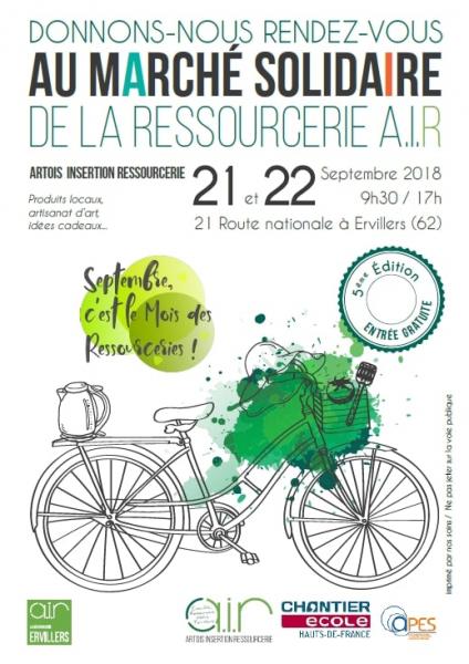 Le marché solidaire de la ressourcerie Air