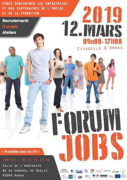 Le Forum Jobs est de retour à la Citadelle d’Arras !!!!
