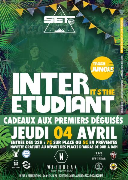 Trash Jungle, la nouvelle soirée "Inter étudiant" de Weebreak!!!!!