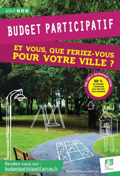 Le budget participatif de la ville d'Arras revient !!!