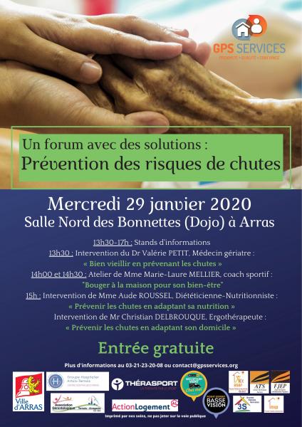 Un forum sur la prévention des risques de chutes ce mercredi à Arras 