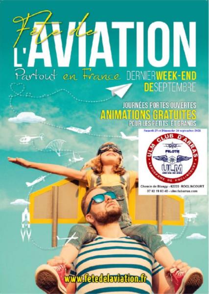 L'ULM club d'Arras va fêter l'aviation!!!