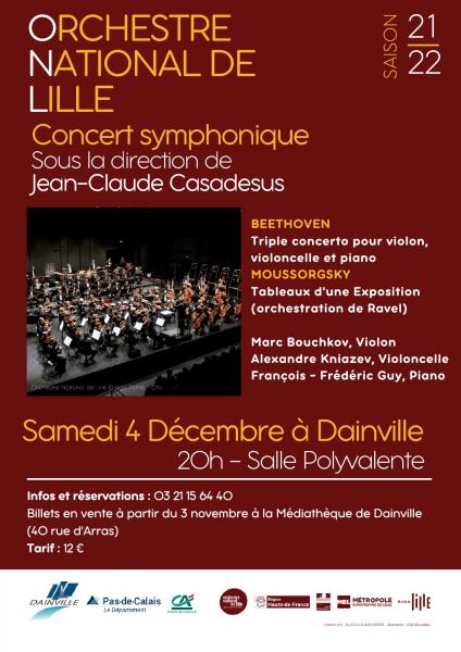 L'orchestre National de Lille débarque à Dainville!!!