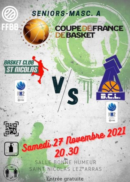 Un gros défi pour le Basket club de Saint Nicolas!!