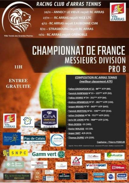 Le Rca Tennis veut bien finir avant de retrouver l’élite française !!