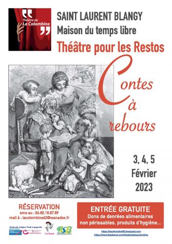 Du théâtre pour les Restos du cœur à Saint Laurent Blangy