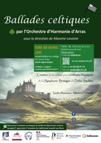 Le concert de printemps de l'Orchestre d'Harmonie d'Arras