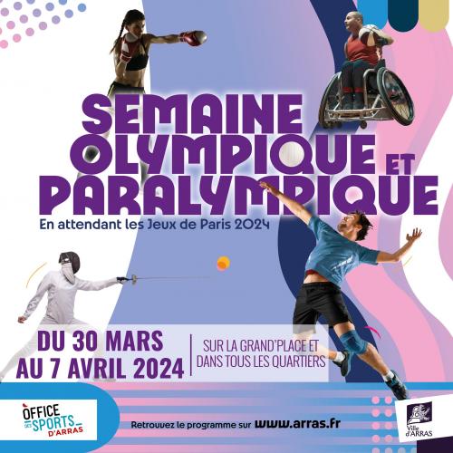 Une semaine Olympique et Paralympique sur la Grand Place d’Arras
