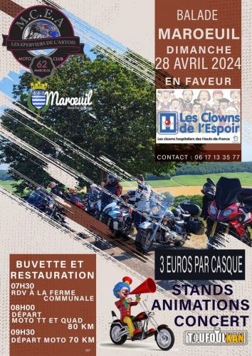 La 13ème balade du Moto Club des Eperviers de l'Artois