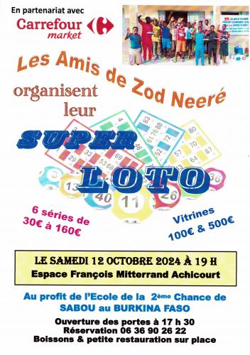 Un super loto des amis de Zod Neeré 