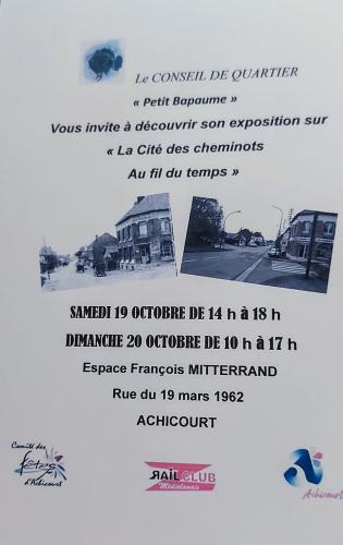 Une exposition sur la cité des cheminots à Achicourt