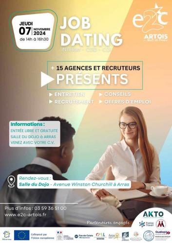 Un Job Dating exceptionnel de l’école de la 2ème chance de l’Artois 