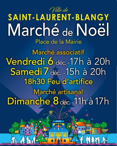 Le marché de Noël à Saint Laurent Blangy