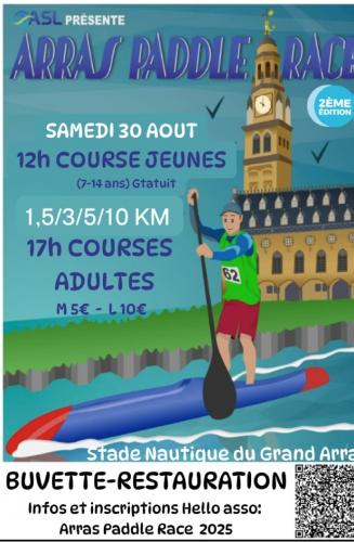 Le Championnat de France de Short Race et l'Arras Paddle Race au Stade nautique