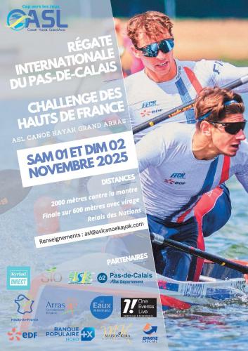 La régate internationale de canoé kayak au stade nautique du Grand Arras