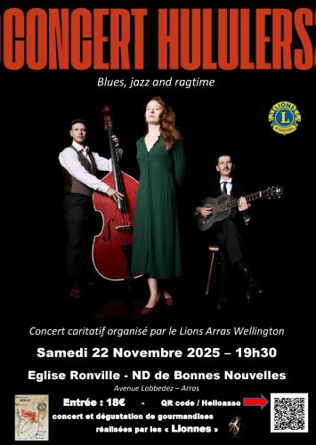 Un concert caritatif avec le Lions Club Arras Wellington