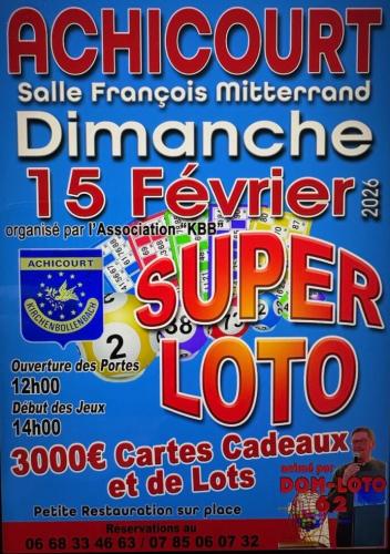 Le super loto de l'association KBB 