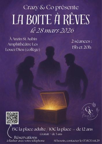 Crazy and Co présente son spectacle "la boite à rêves" 