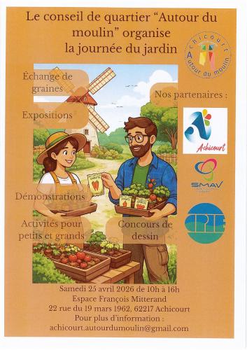 La journée du jardin autour du moulin d’Achicourt 