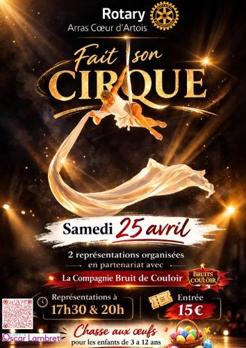Le Rotary Arras Coeur d’Artois fait son cirque pour la bonne cause 