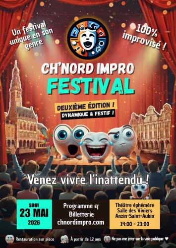  Le 2ème Ch’Nord Impro Festival à Anzin-Saint-Aubin