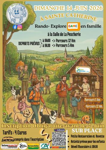 Une Rando Explore Game en famille à Sainte Catherine  
