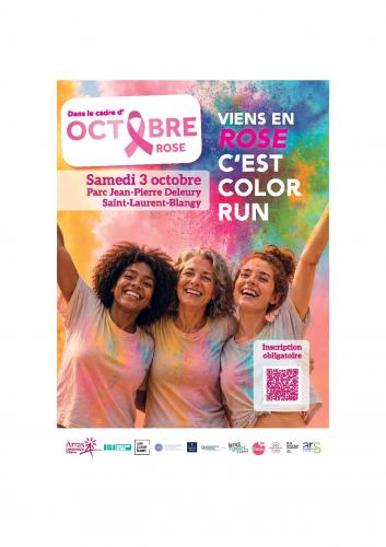 Une Color Run pour Octobre Rose 