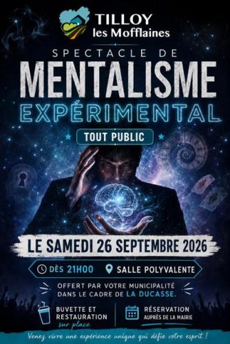 Un spectacle de mentalisme à Tilloy les Mofflaines