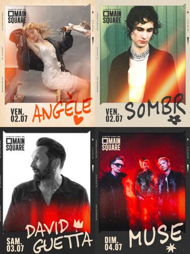 Muse, David Guetta et Sombr au Main Square Festival 2027