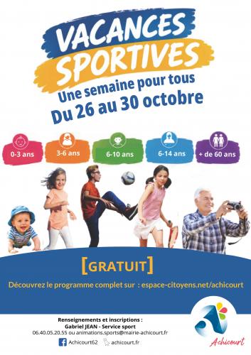 Des vacances sportives à Achicourt